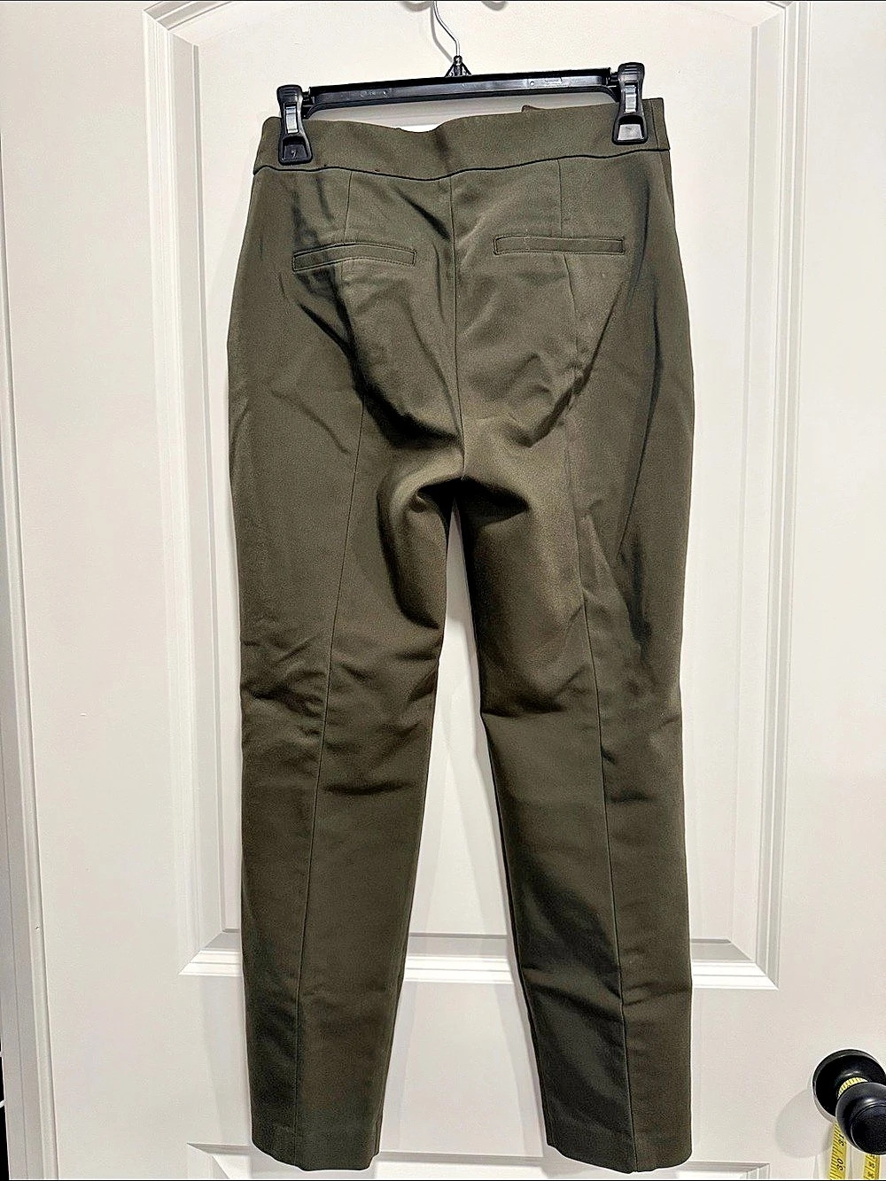 Express Ankle High Rise Pants High Rise Ankle Pants Green Size 0 Like New - Picture 4 of 8